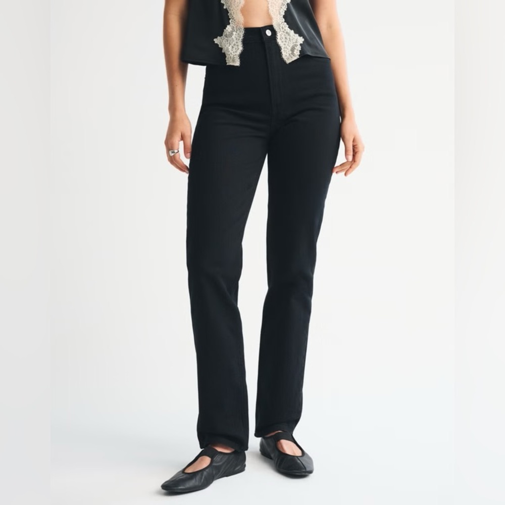 ABERCROMBIE & FITCH 90’S STRAIGHT ULTRA HIGH RISE